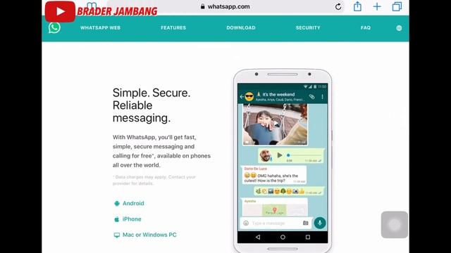 Cara mudah install / buka whatsapp di IPAD смотреть онлайн