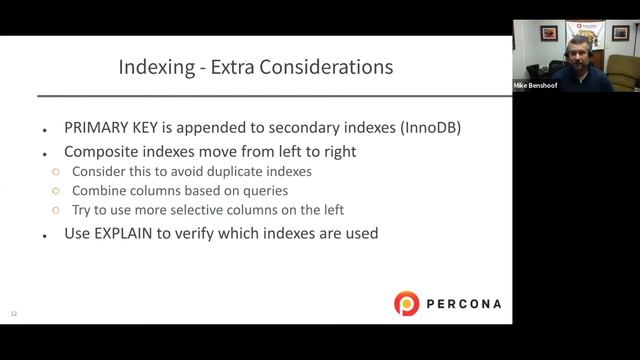 MySQL Schema Review - Michael Benshoof - Percona Tech Days - MySQL Tutorial смотреть онлайн