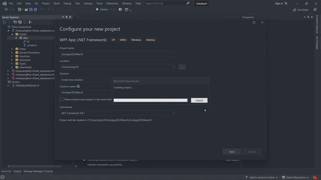 Zoo App 2023 March | C# WPF SQL Server | 1 - set up database смотреть онлайн