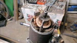 Ремонт стартера двигателя 402 Змз. Замена щёток.
