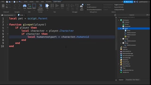How to Make Pets That Follow You in Roblox Studio смотреть онлайн