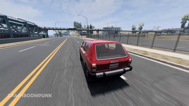 Massive Spike Strip Pileup Car Crashes #98 – BeamNG Drive | CrashBoomPunk