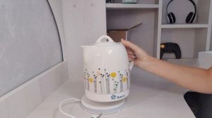Обзор-Распаковка Керамический электрический дисковый чайник