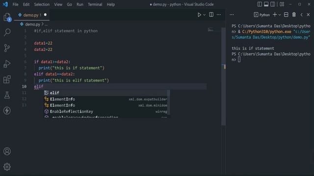 else if statement in python смотреть онлайн