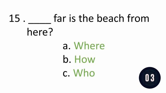 English Wh Questions Quiz | Who, What, Where, When, Why, Which and How смотреть онлайн