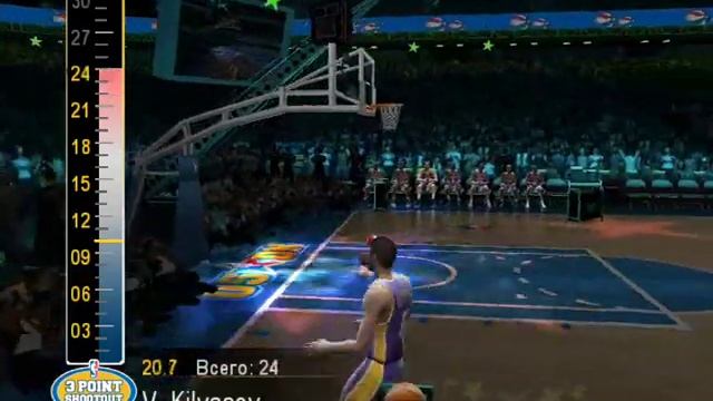 NBA Live 2005 - Конкурс 3-очковых бросков. смотреть онлайн