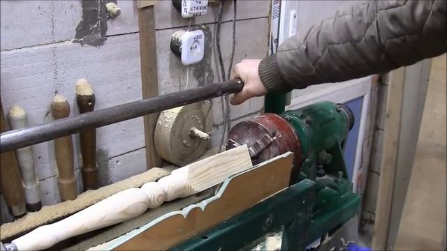 Обзор моего самодельного токарно-копировального станка по дереву. смотреть онлайн