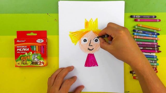 Как нарисовать ХОЛЛИ из мультика Маленькое королевство смотреть онлайн