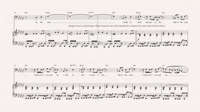 Trombone - In The End - Linkin Park - Sheet Music, Chords, & Vocals смотреть онлайн