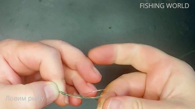 The best fishing knot! How to link a fishing line and cord! 100% reliable fishing knot! смотреть онлайн