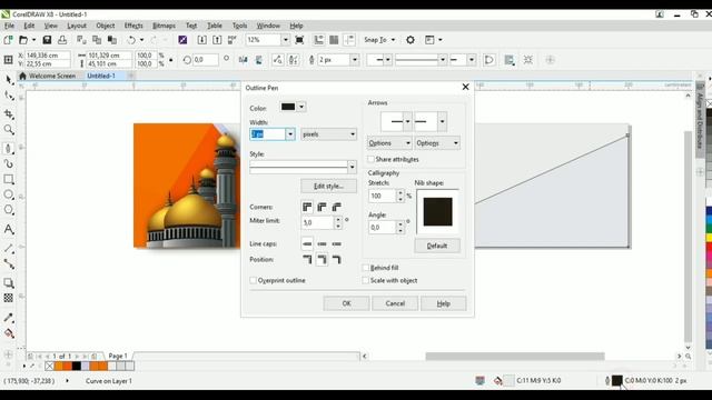 cara membuat spanduk di coreldraw x8 смотреть онлайн