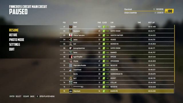 Wreckfest replay 2024 02 07 22 52 HTF xPoodle смотреть онлайн