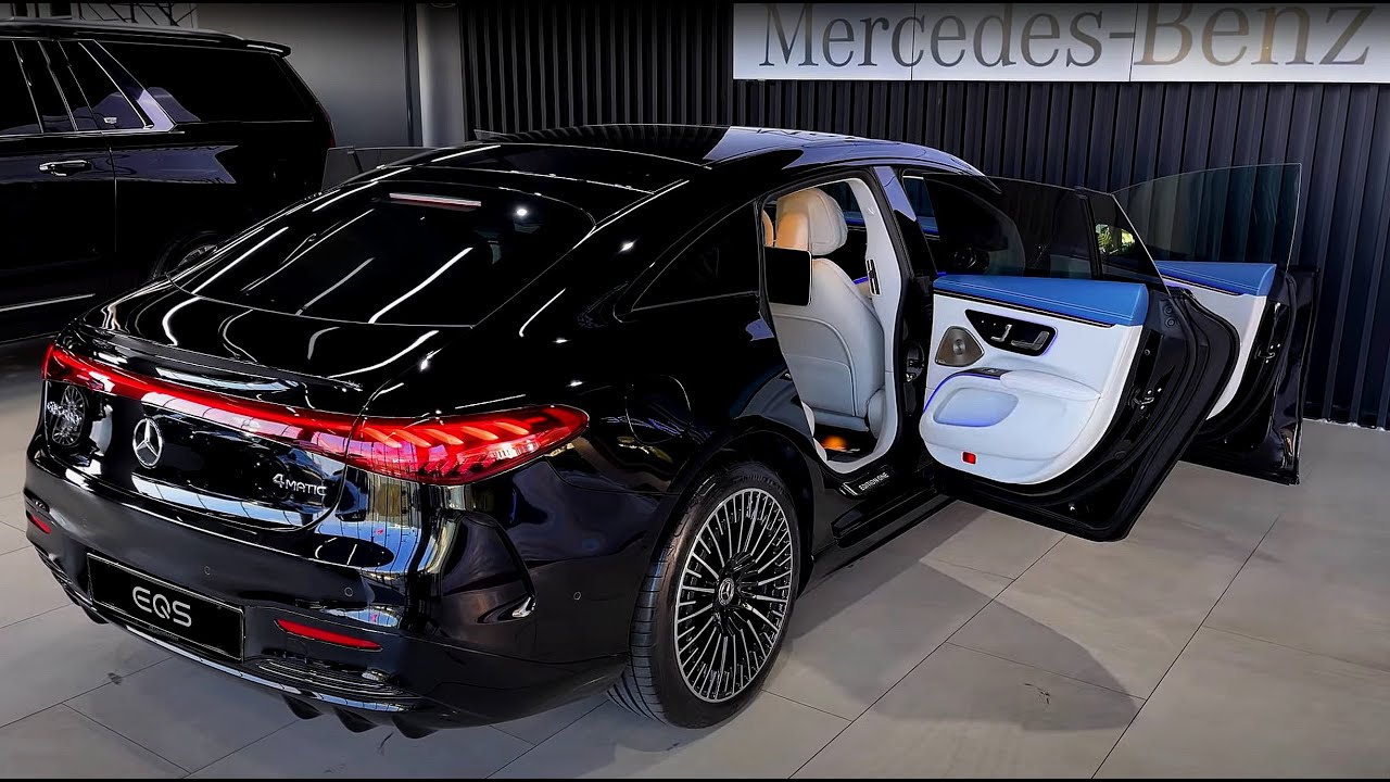 NEW 2023 Mercedes EQS 580 4MATIC Edition One-Most Luxury Sedan in detail 4K смотреть онлайн