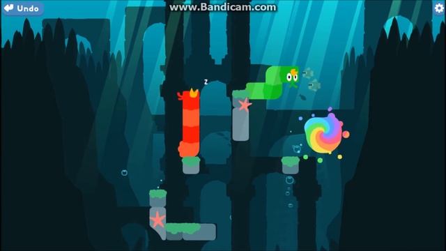 Snakebird Walkthrough - Level 15 смотреть онлайн