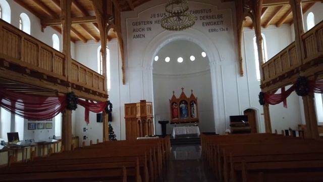 Лютеранская церковь (немецкая кирха) в селе Зоркино. Марксовский район Саратовской области. смотреть онлайн