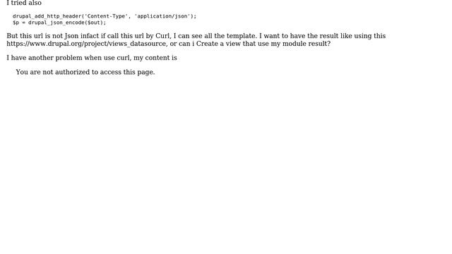Drupal: Get Json From Module смотреть онлайн