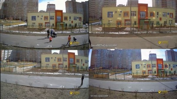 Сравнение камер Dahua день