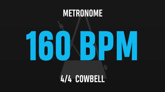 160 BPM 4/4 - Best Metronome (Cowbell) смотреть онлайн