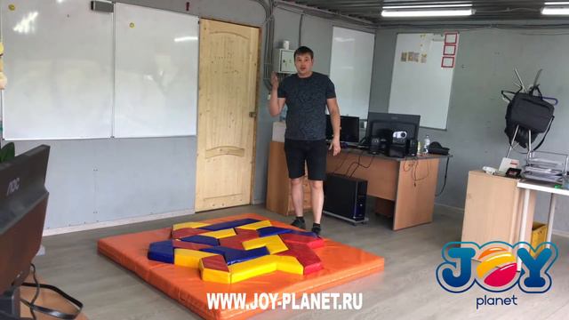 Мягкая головоломка "Ромбоид" Размер 1,5Х1,5м смотреть онлайн