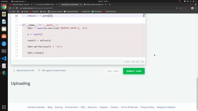 #24 : Capitalize | Hackerrank Python Solutions смотреть онлайн