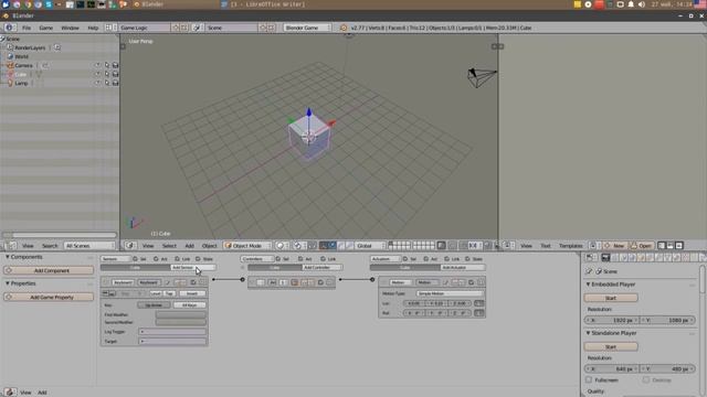 Урок по BGE - Вступление | Logic Editor смотреть онлайн