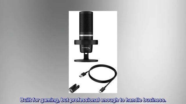 HyperX DuoCast – RGB USB Condenser Microphone for PC, PS5, PS4, Mac, Low-profile Shock Mount смотреть онлайн