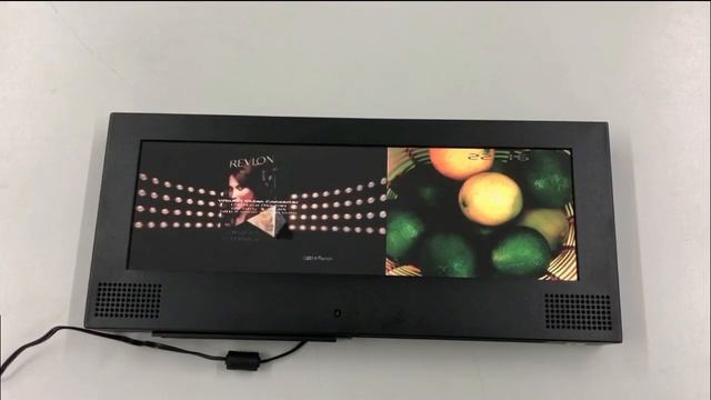 Plug and play 15 inch split screen advertising display, lcd video player, digital signage player смотреть онлайн