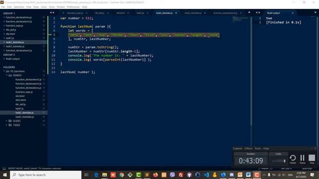 JS Functions смотреть онлайн