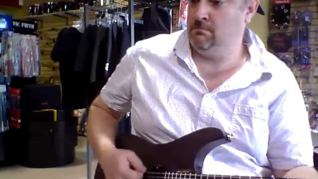 Washburn N4 solid wenge custom shop guitar смотреть онлайн