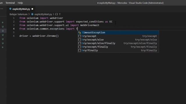 Explicitly Wait | Belajar Selenium Python Bahasa Indonesia смотреть онлайн