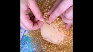 Мастер-класс «Как пришить волосы жгуты текстильной кукле» кукле