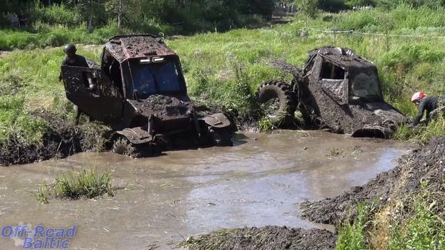 Off road vehicles in mud race, 4x4 off road event Madona 2020 ET1, ET2 смотреть онлайн