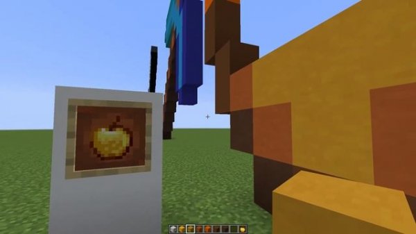 Золотое яблоко | Пиксель арт в майнкрафт | Golden apple | Pixel art in minecraft