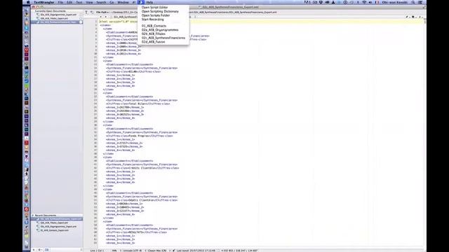 Excel, InDesign, TextWrangler, XML, JavaScript, Applescript and Grep смотреть онлайн