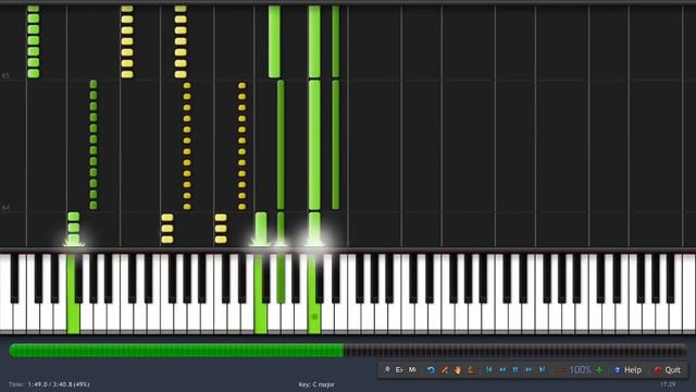 Rammstein - Keine Lust (♫) (ORIGINAL MIDI + Synthesia) смотреть онлайн