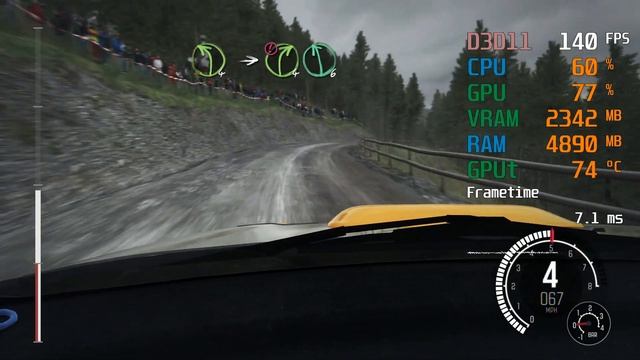 GeForce RTX 2060 -- Intel Core i3-9100F -- DiRT Rally Benchmark смотреть онлайн
