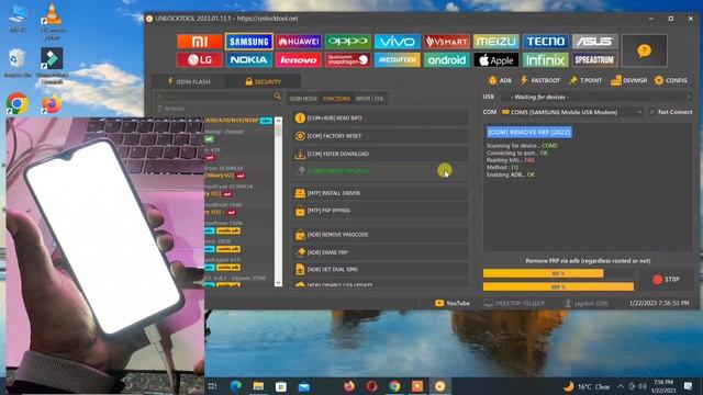 SAMSUNG A50 FRP REMOVE UNLOCKTOOL ONE CLICK || HOW TO UNLOCK SAMSUNG A50 SM-A505F
