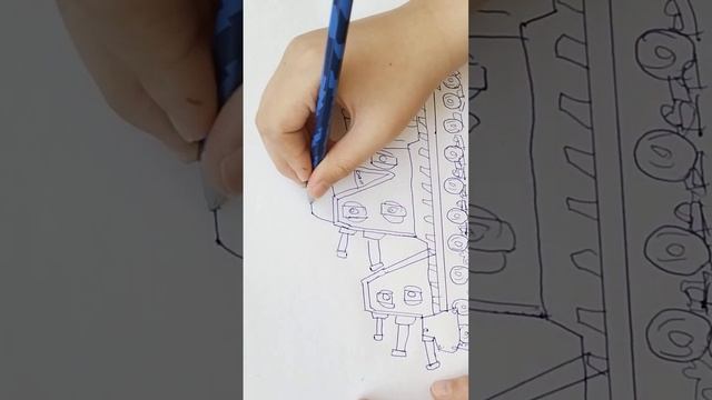 как нарисовать Танк КВ 44 м смотреть онлайн