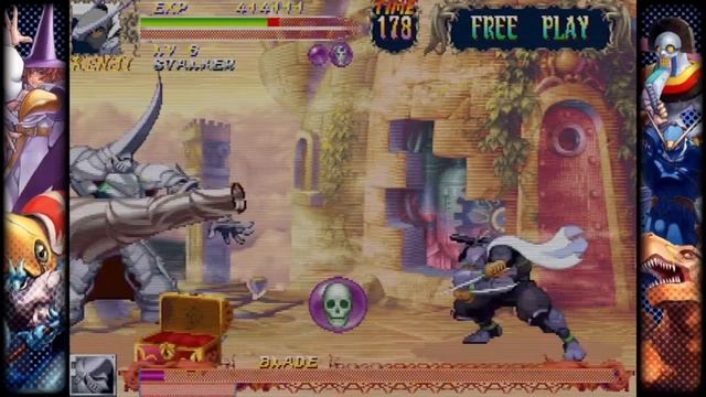 Capcom Fighting Collection Red Earth Kenji Arcade Playthrough