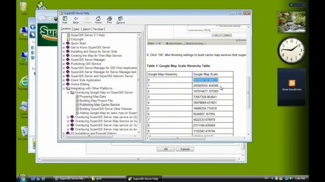 Integrating SuperGIS Server Website with Google Map Services смотреть онлайн