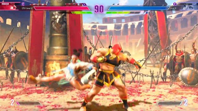 MARISA VS LILY STREET FIGHTER 6 PS5 GAMEPLAY смотреть онлайн