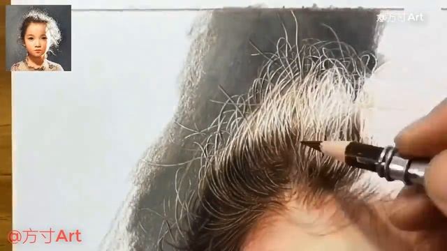 Drawing a Hyper Realistic portrait with colored pencil смотреть онлайн