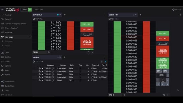 CQG Desktop - How to Activate the Cancel All/Go Flat Feature | Optimus Futures смотреть онлайн
