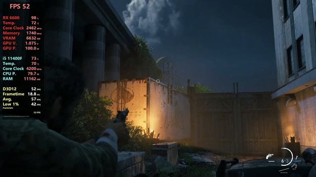 The Last Of Us Patch v1.0.5.0 - RX 6600 + i5 11400F смотреть онлайн