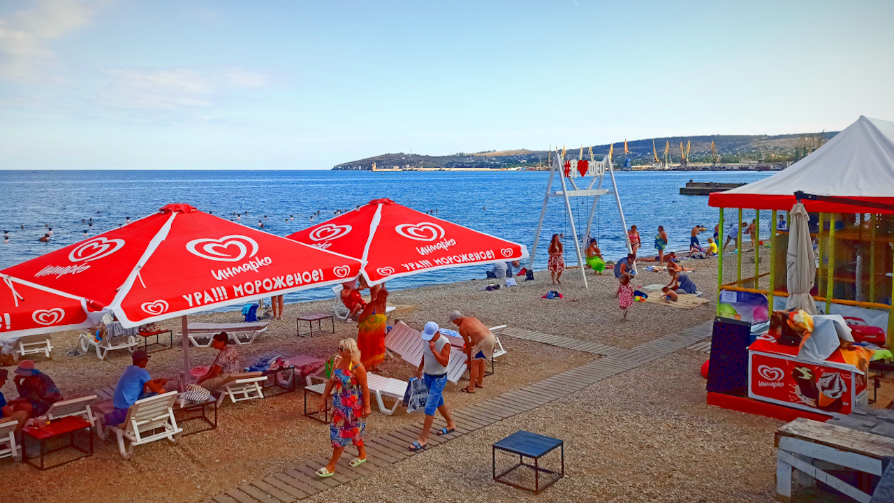 ФЕОДОСИЯ пляжи: ОТЛИЧНЫЕ ПЛЯЖИ почти в центре города. Пляж Дикий и пляж пансионата