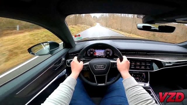 2020 Audi A6 45 TDI Quattro - POV Drive (60FPS) | VZ Driving