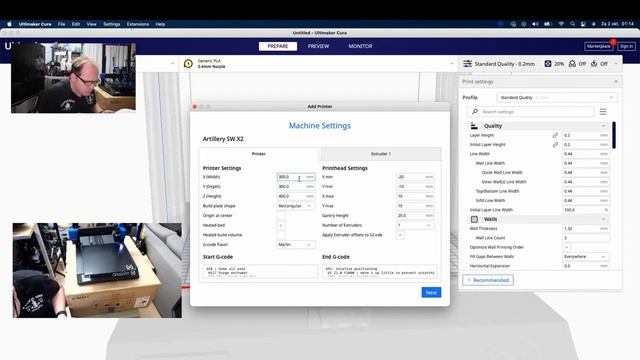 Artillery Sidewinder X2 - Unboxing, build and first print смотреть онлайн