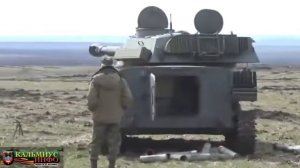 Учебные стрельбы САУ на полигоне. 29.03.2015