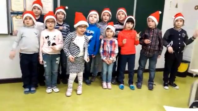Поздравление от наших детей на английском языке. (подготовка к школе) смотреть онлайн