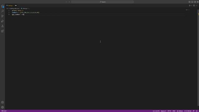 Python Tutorial: Finding the Maximum Number in a List Guide Easy Fast Lesson Course How program cod смотреть онлайн